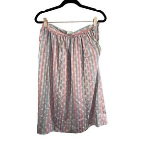 Evan Picone Petites  Vintage Women Striped Colorful Skirt size 4 0038
